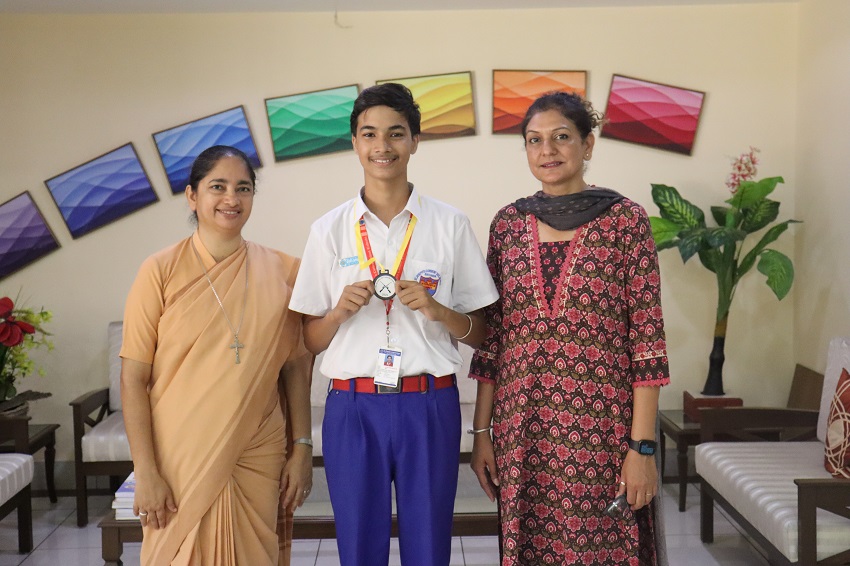 A BRONZE MEDAL AT 9TH BATHINDA DISTRICT SHOOTING CHAMPIONSHIP